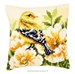 Coussin profil d'oiseau